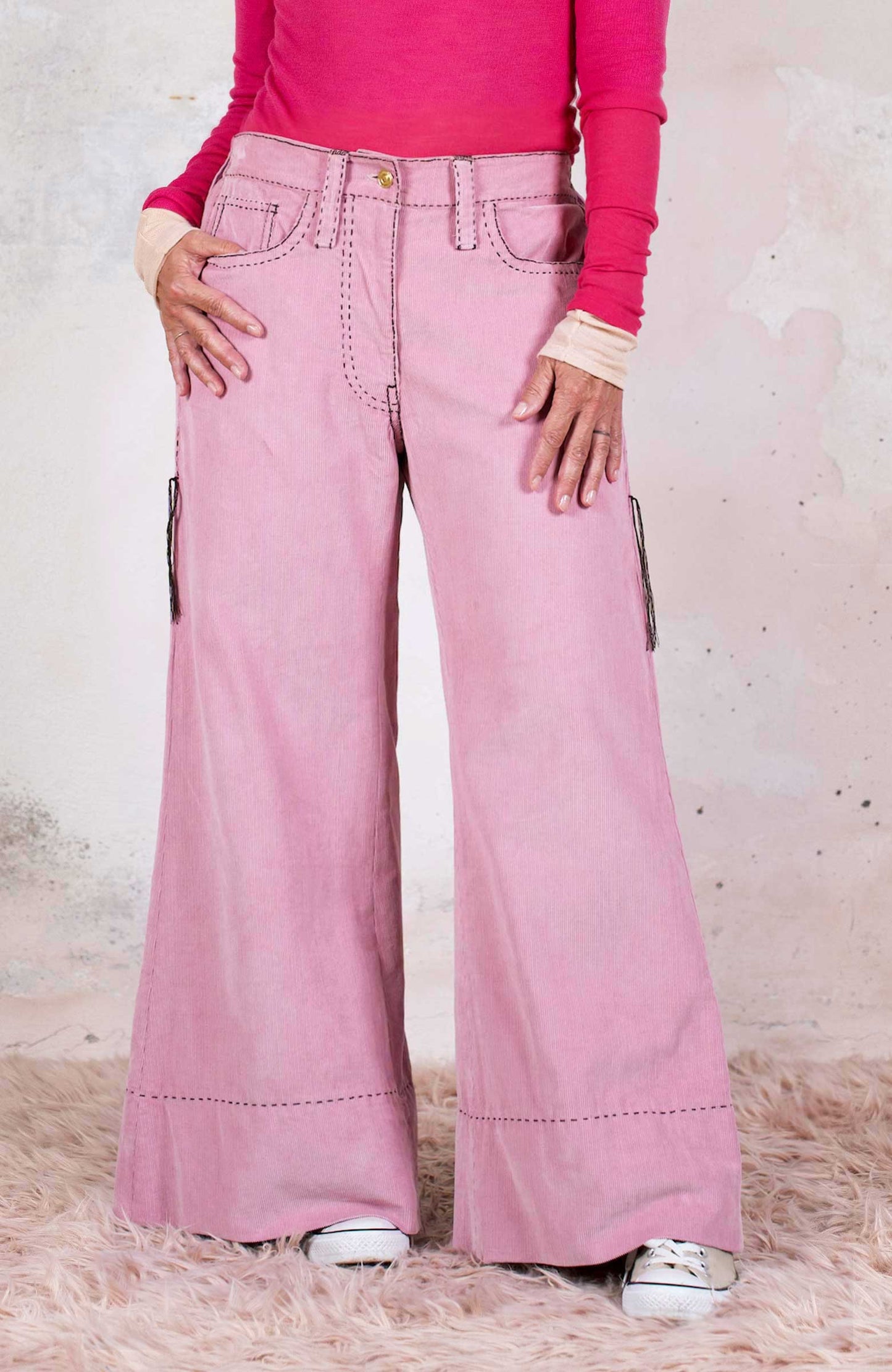 STRASARTORIALI VELVET PANT