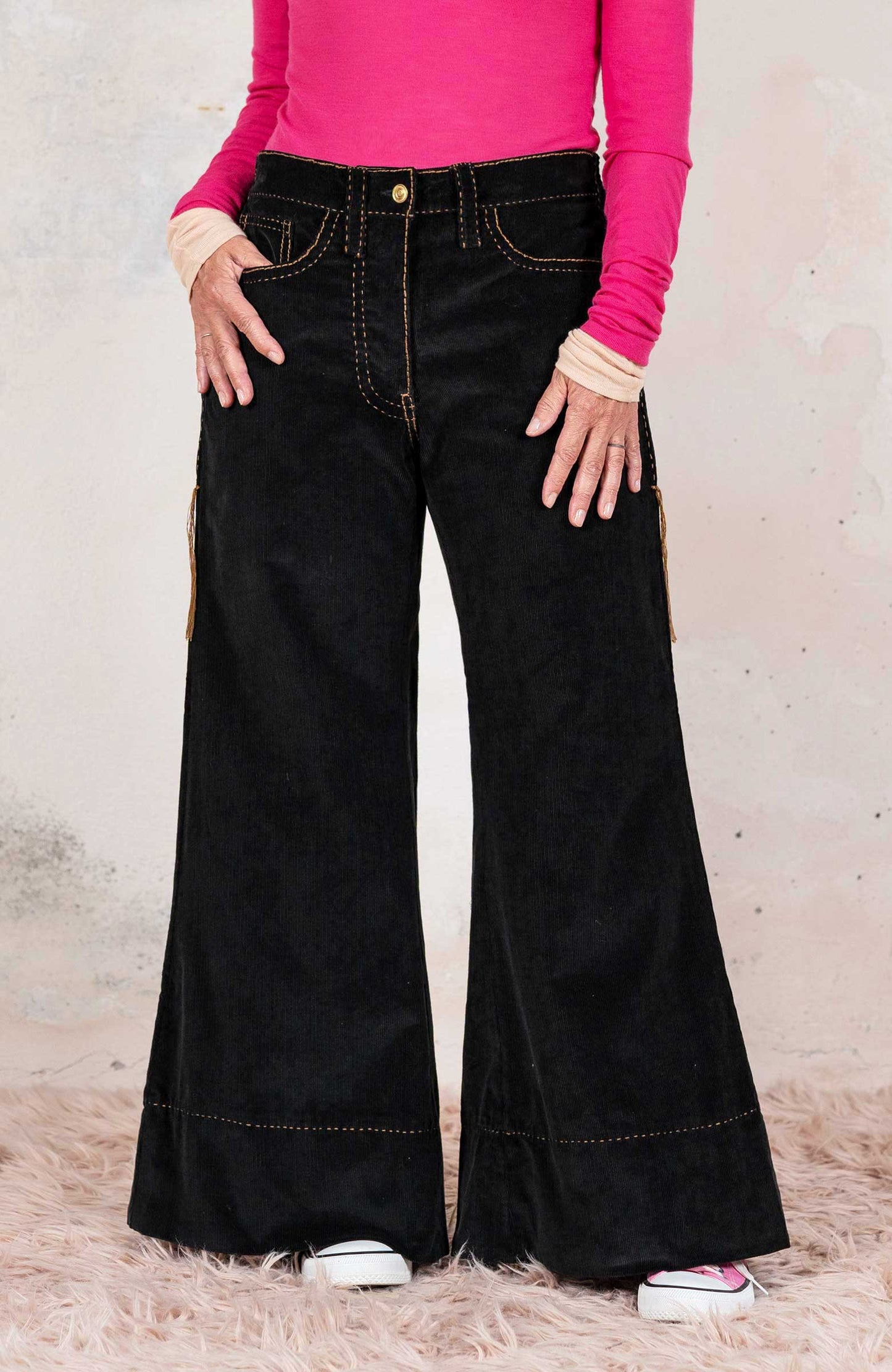STRASARTORIALI VELVET PANT