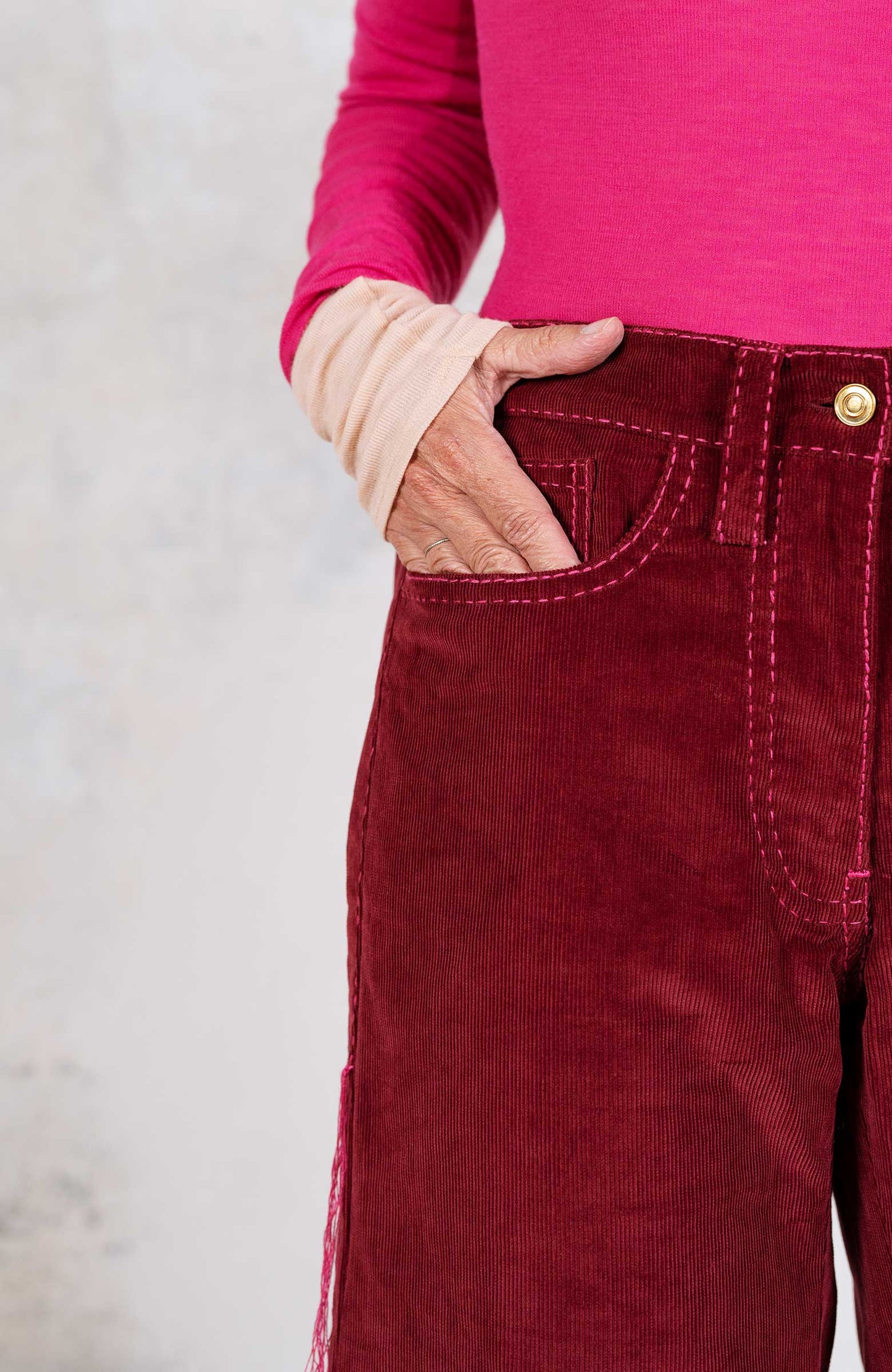 STRASARTORIALI VELVET PANT