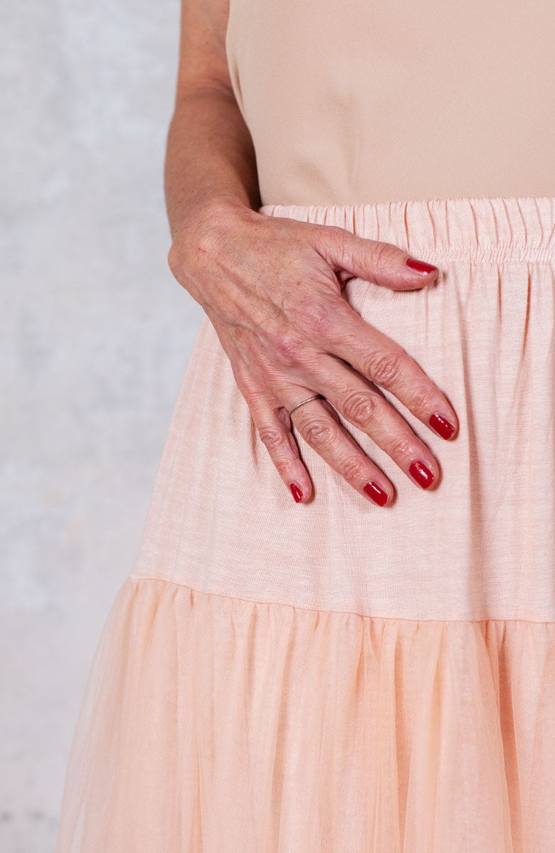 LONG DIVINA SOTTOGONNA DI TULLE