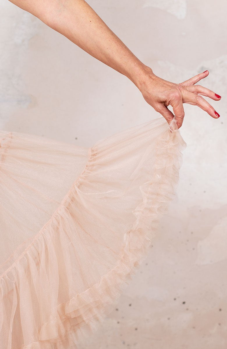 LONG DIVINA SOTTOGONNA DI TULLE