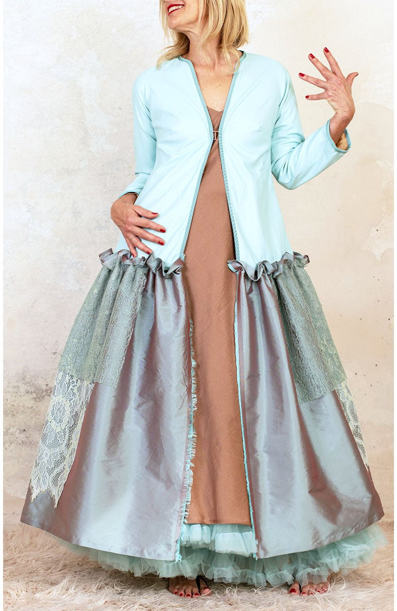 LEATHER MATRIX COAT