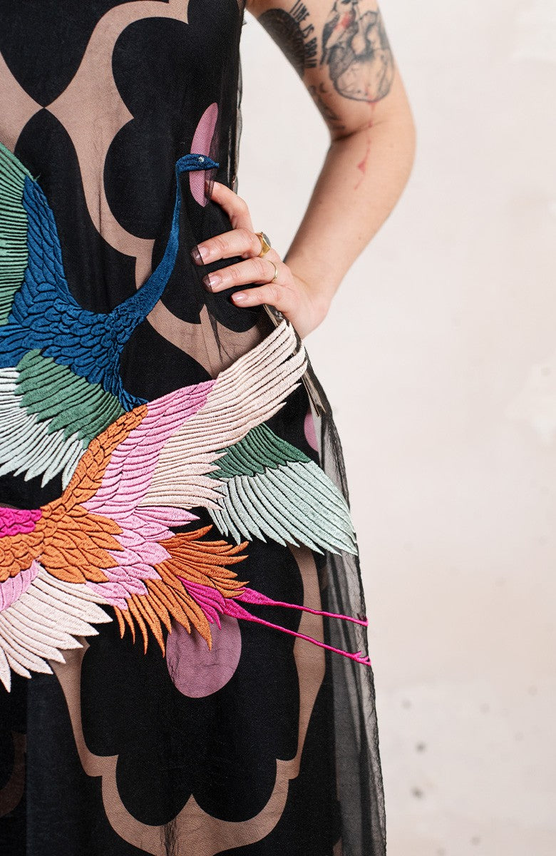 POCKET PARTY DRESS Sagi Mai
