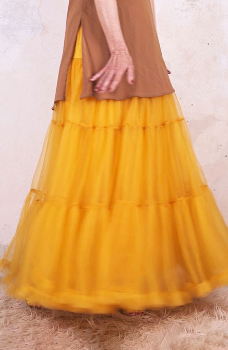 LONG DIVINA SOTTOGONNA DI TULLE