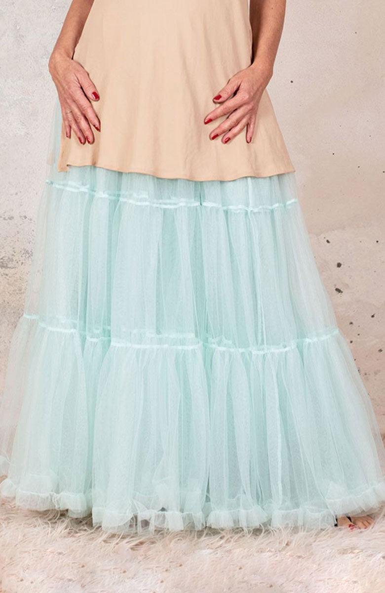 LONG DIVINA SOTTOGONNA DI TULLE