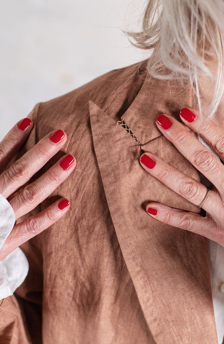 JEWEL LINEN TRAVEL JACKET