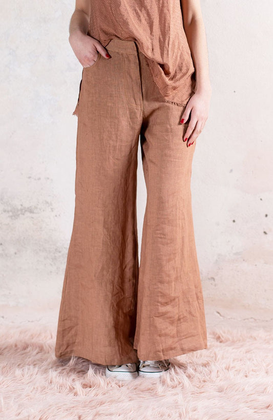 LINEN TRAVEL PANT