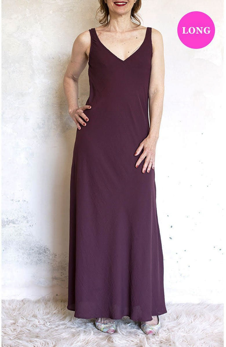 GEORGETTE LONG PERFECTO DRESS