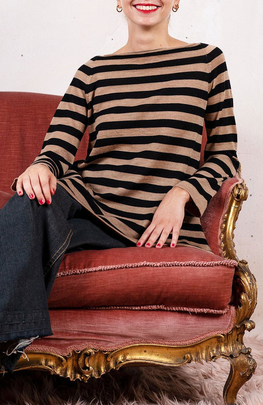 WOOL STRIPED SWEATER