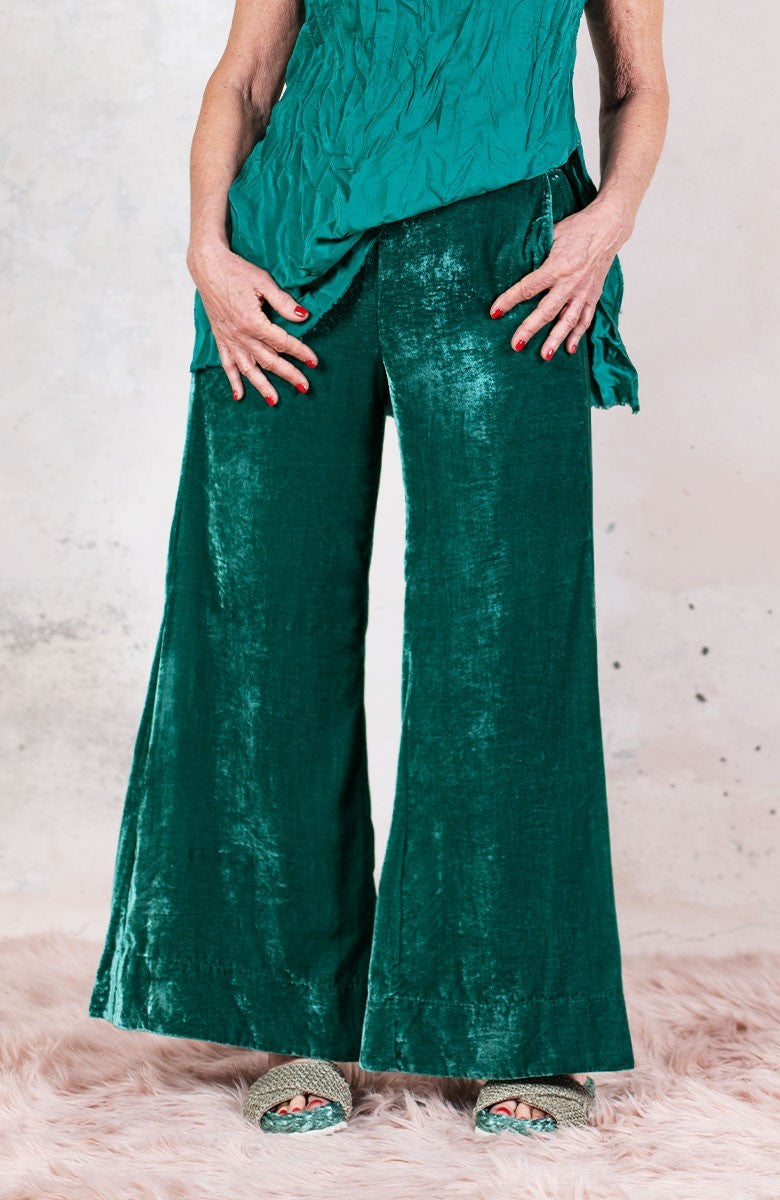 JAPAN VELVET TROMBETTA PANT