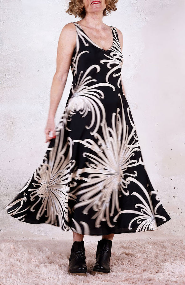 KYOTO FLOWER PERFECTO DRESS — kyoto flower