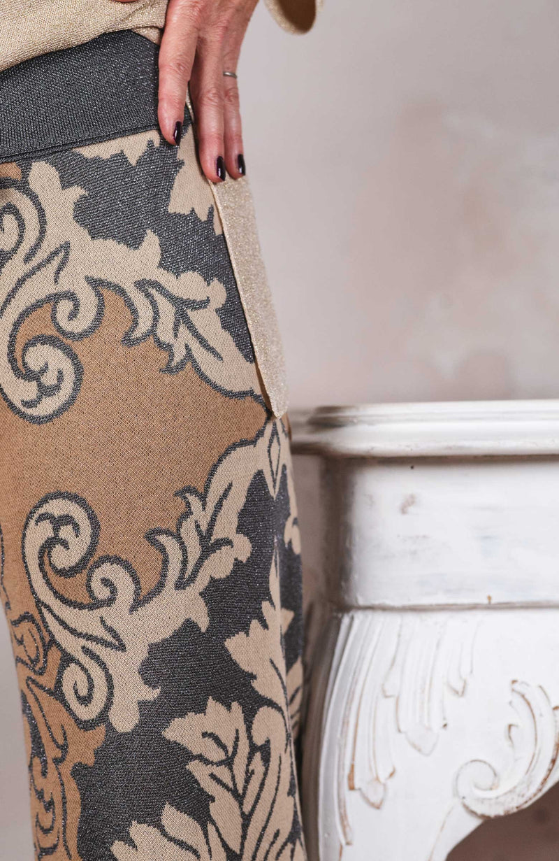 iICONIC PANT BROCCATO