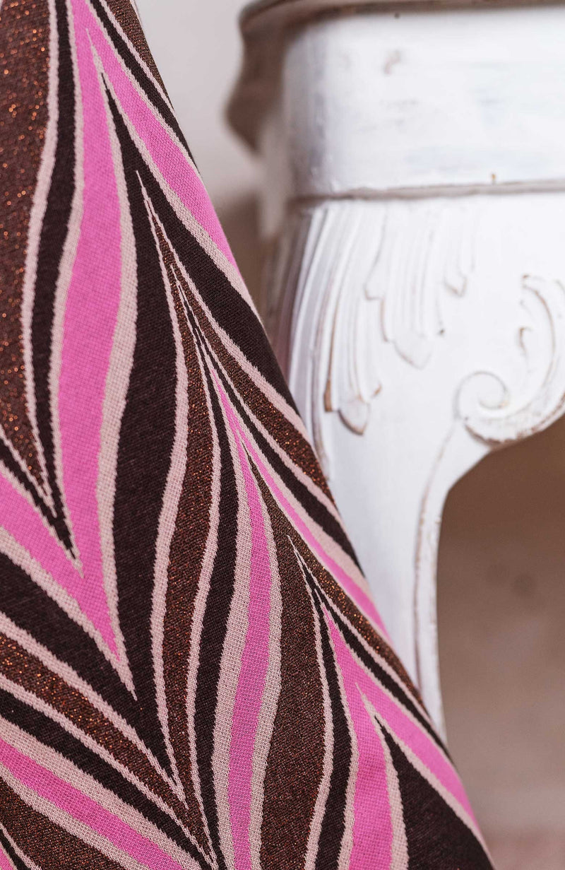 ICONIC PANT MARMORIZZATO INDIAN MARRONE