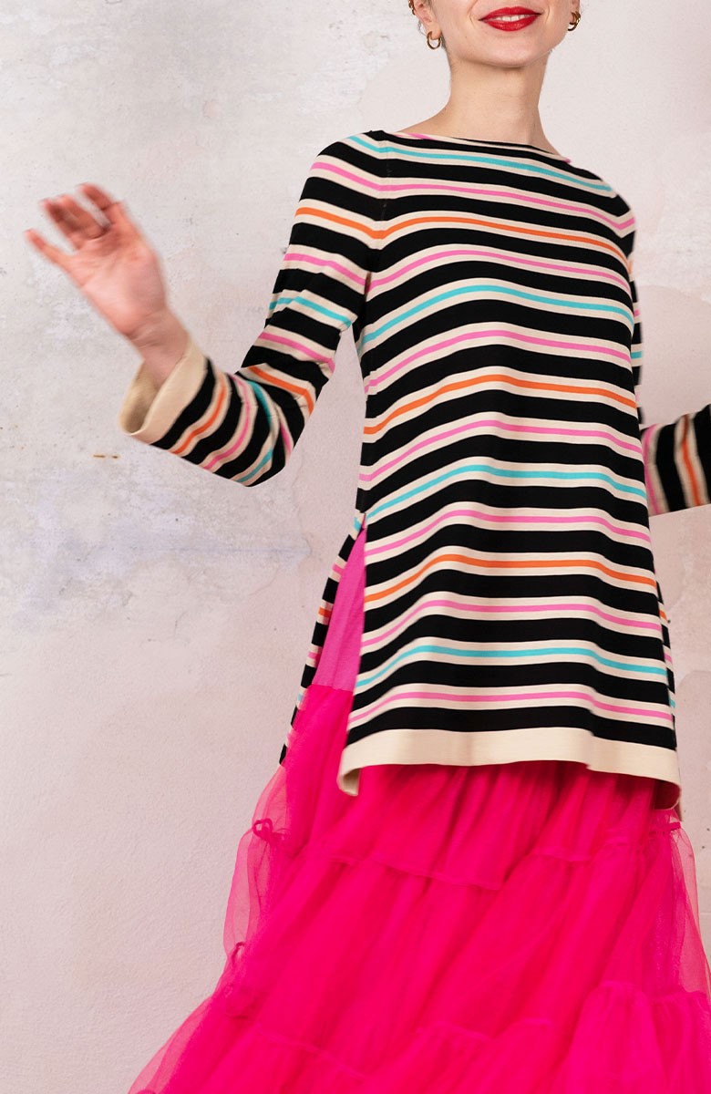 LONG ICONIC STRIPED SWEATER CANDY ED