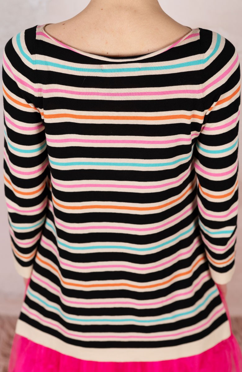 LONG ICONIC STRIPED SWEATER CANDY ED