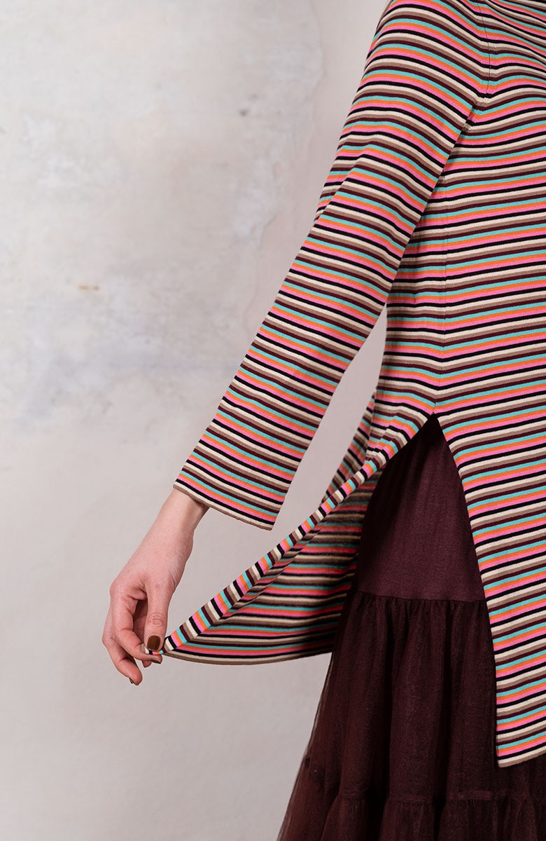 LONG ICONIC STRIPED SWEATER CANDY ED