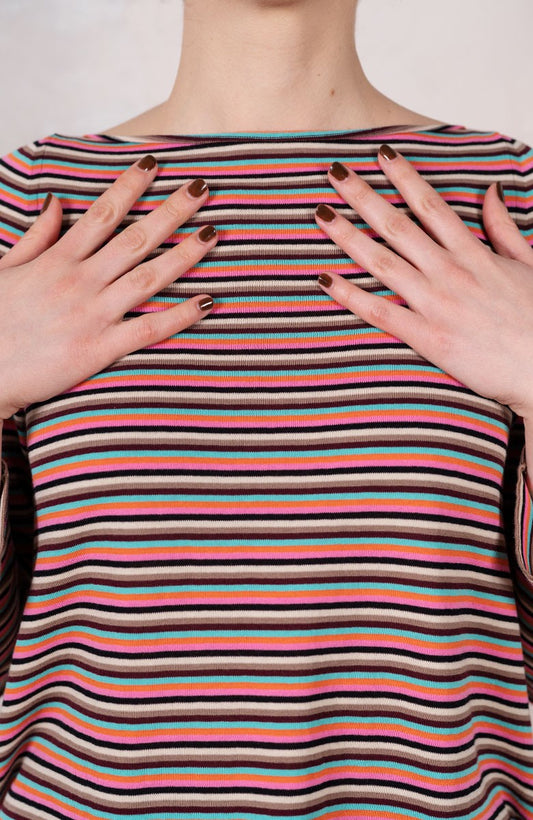 LONG ICONIC STRIPED SWEATER CANDY ED