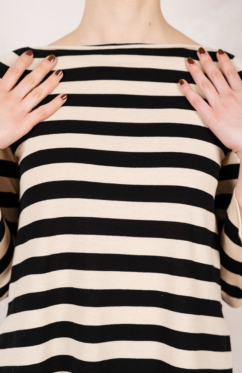 LONG ICONIC STRIPED SWEATER CANDY