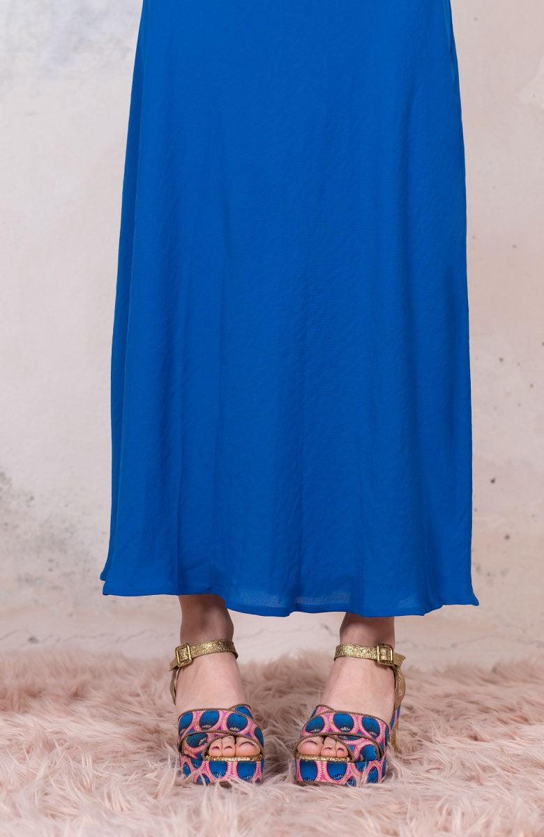 GEORGETTE LONG PERFECTO DRESS