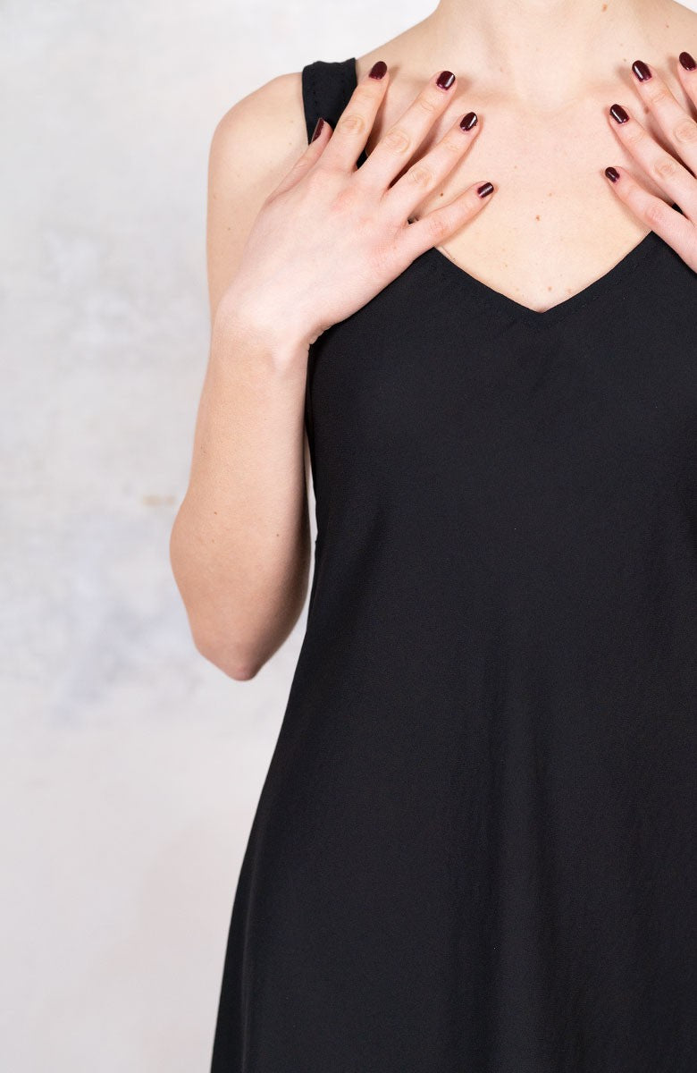 GEORGETTE LONG PERFECTO DRESS