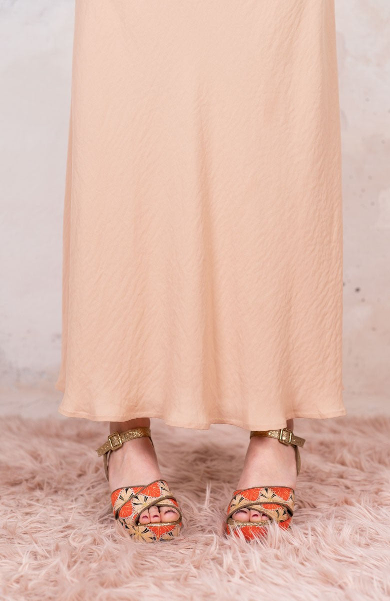 GEORGETTE LONG PERFECTO DRESS