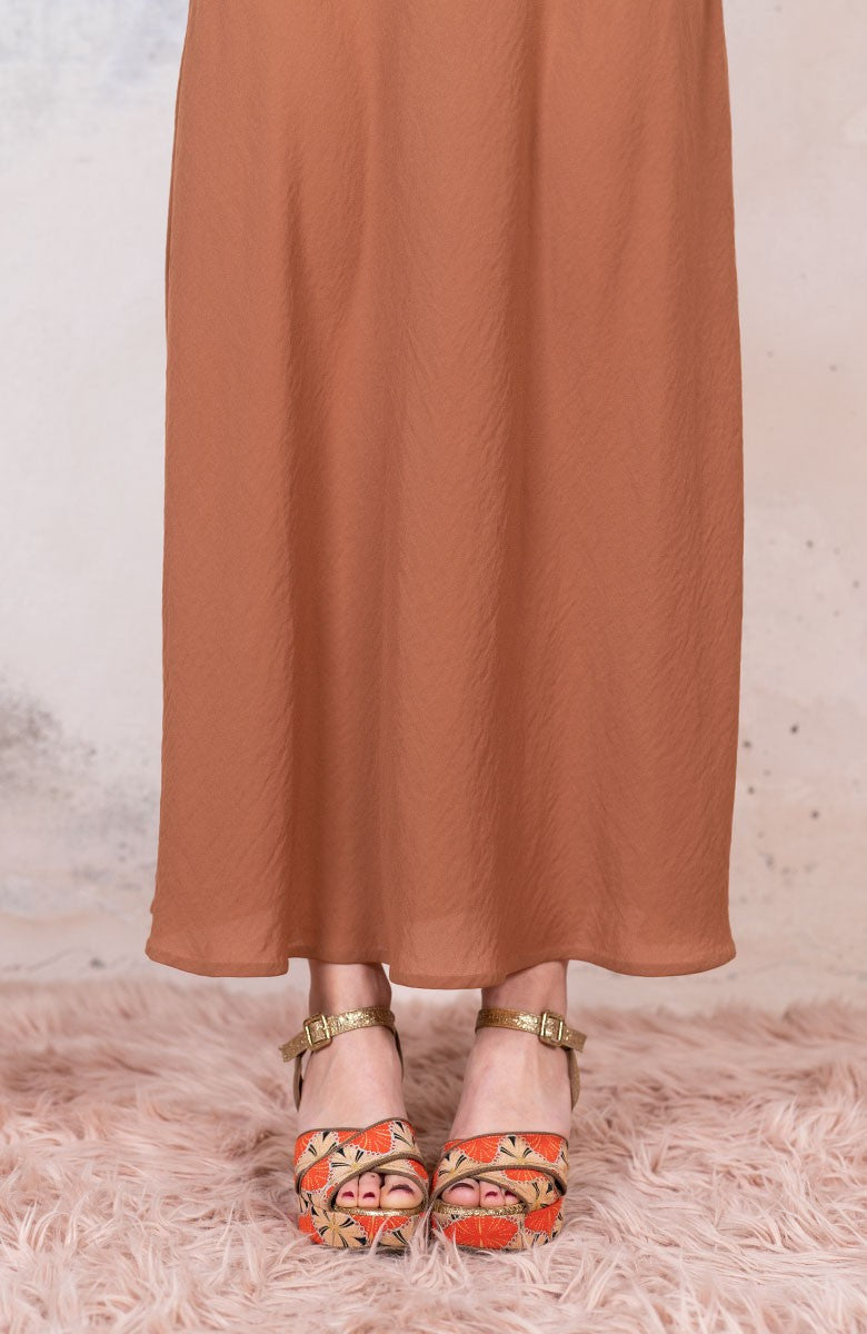 GEORGETTE LONG PERFECTO DRESS