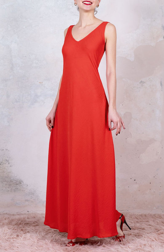 GEORGETTE LONG PERFECTO DRESS