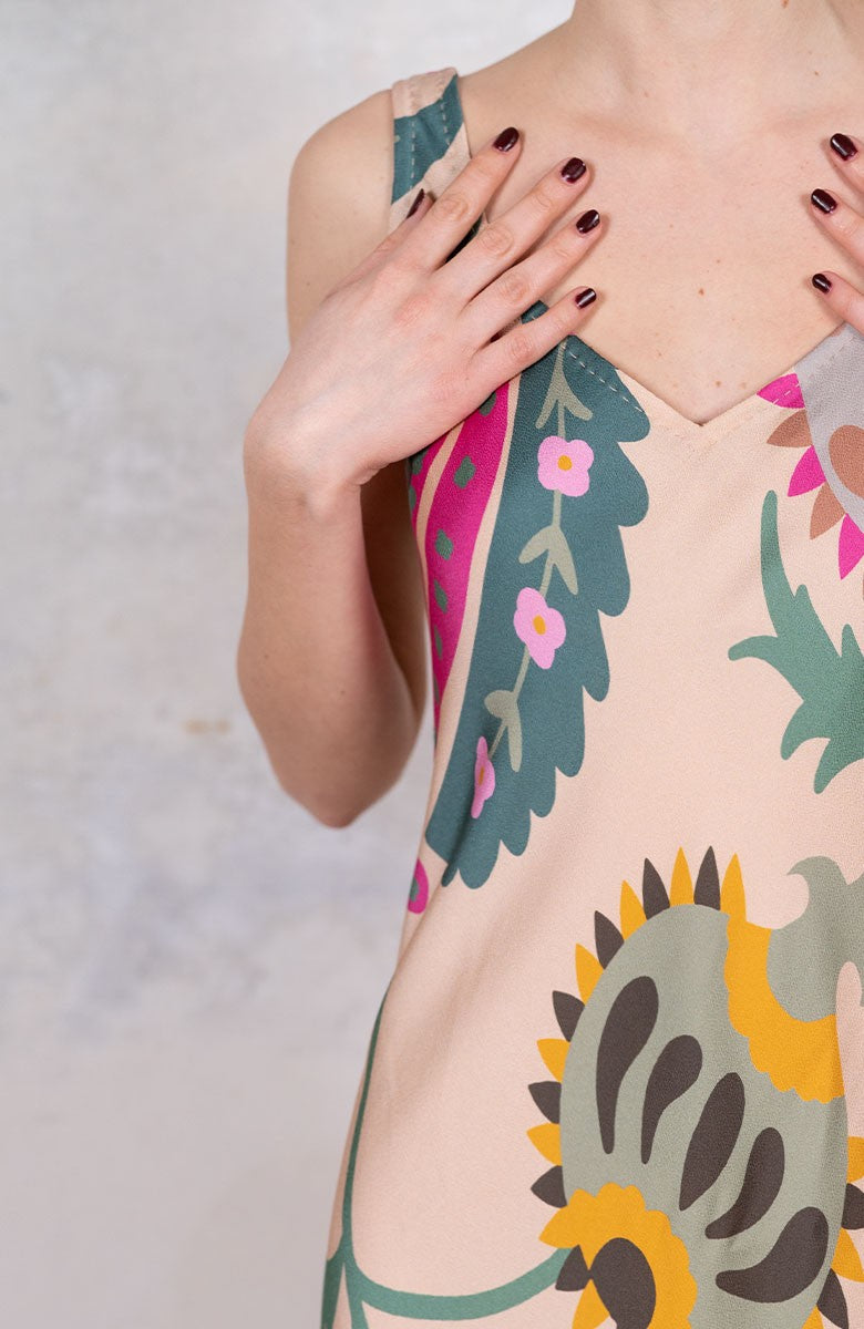 ANIMALIER LONG PERFECTO DRESS