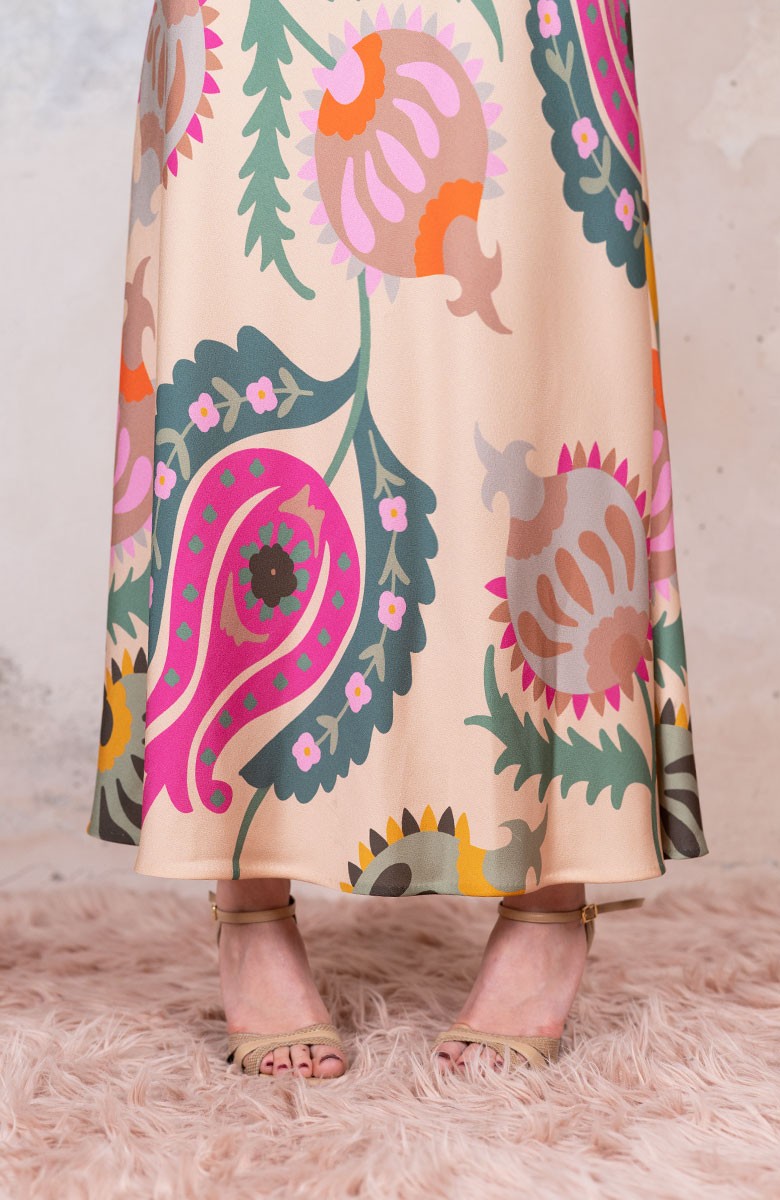 ANIMALIER LONG PERFECTO DRESS