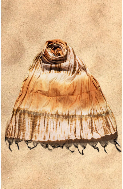 SUMMER TIE&DYE DUPATTA caramello innamorabile / U