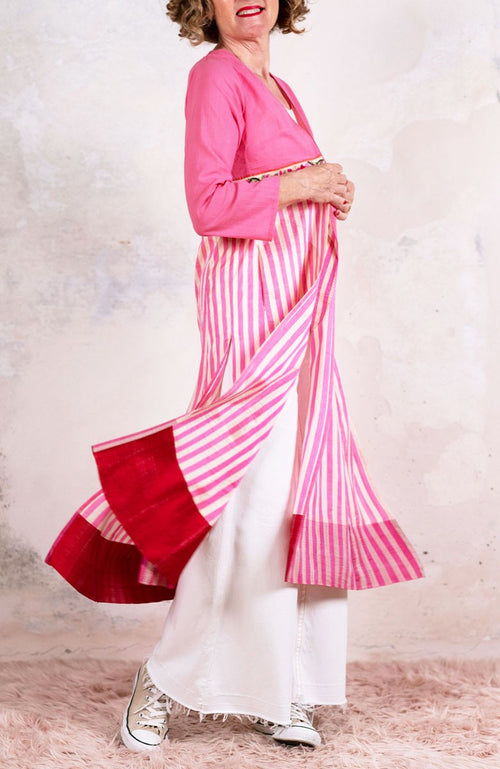 KOLKATA STRIPES COAT