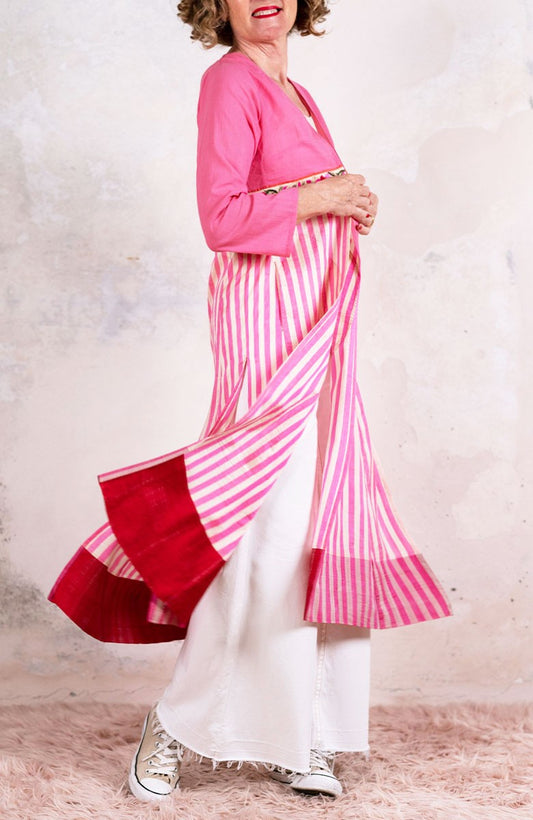 KOLKATA STRIPES COAT