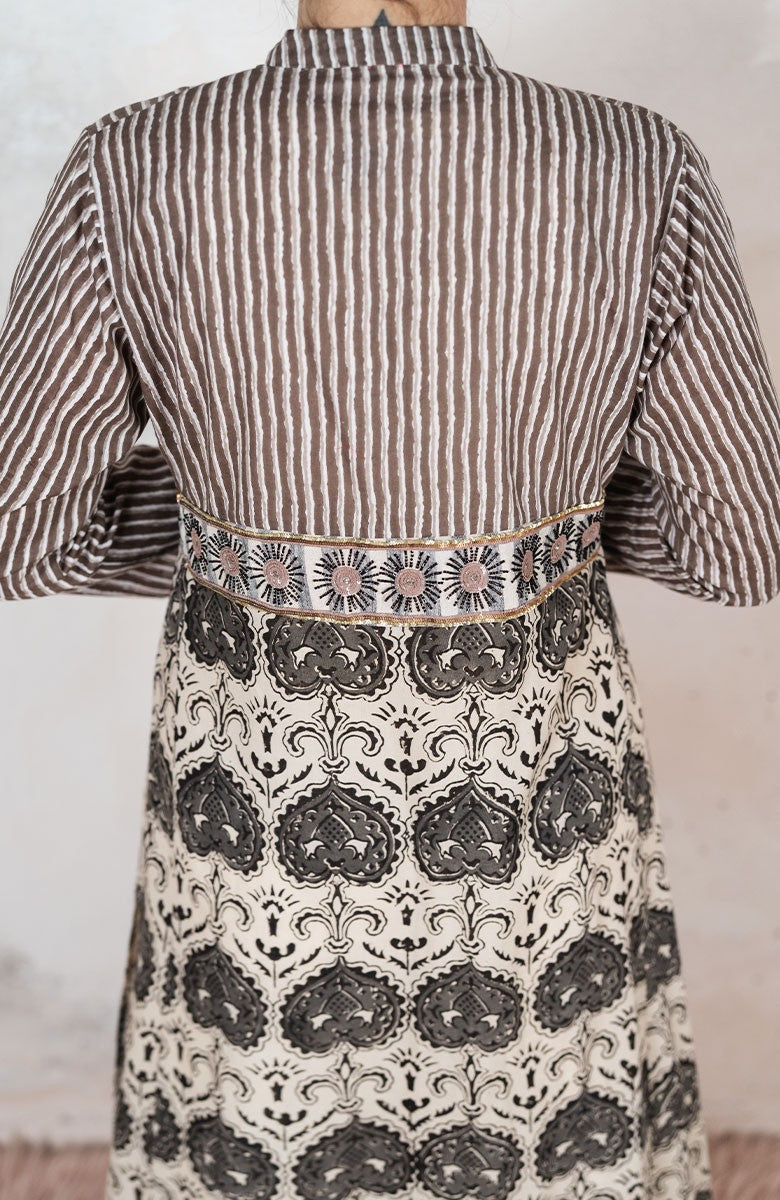 DECO BIJOUX BELT LONG LIGHT COAT