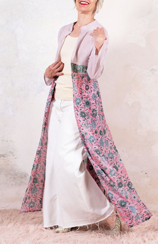 DECO BIJOUX BELT LONG LIGHT COAT