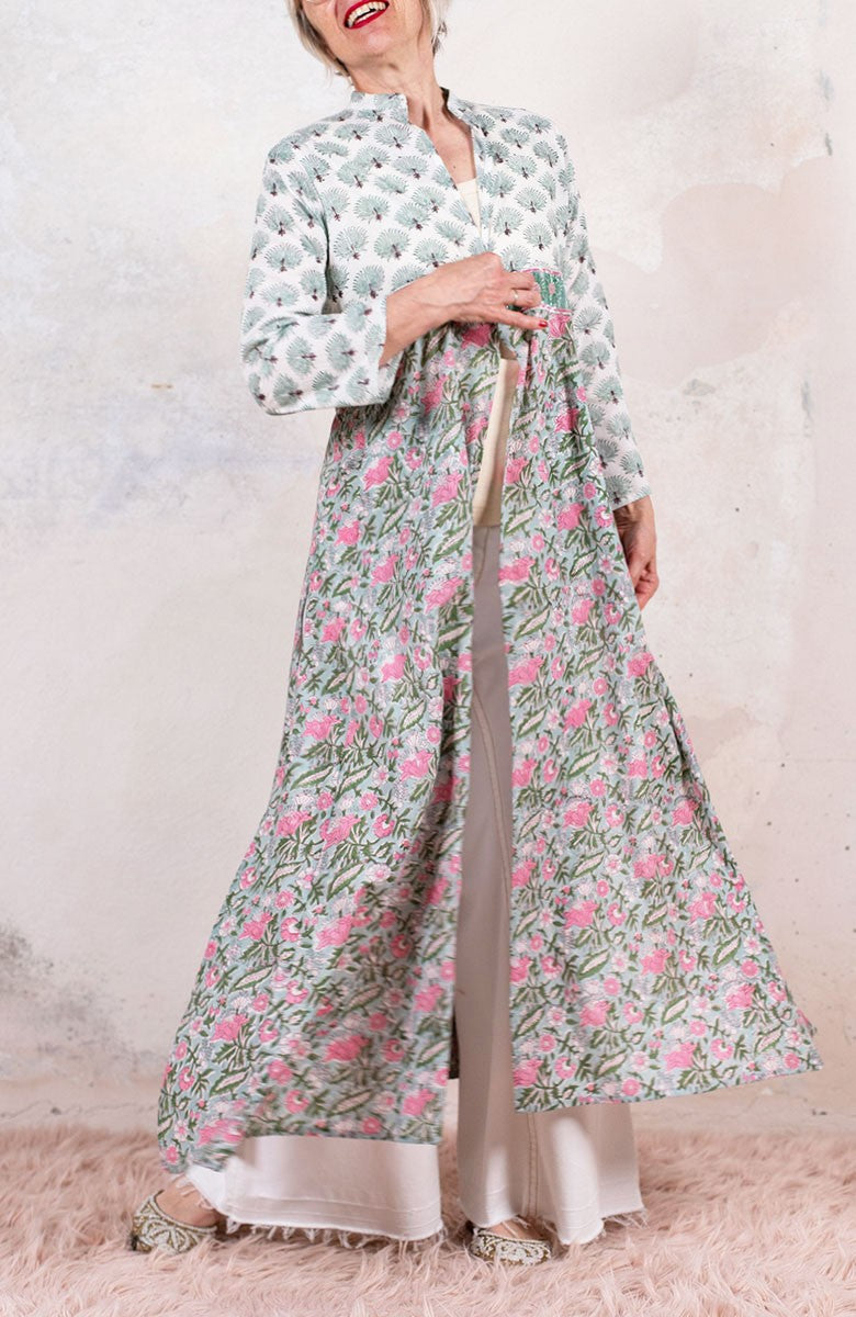 DECO BIJOUX BELT LONG LIGHT COAT