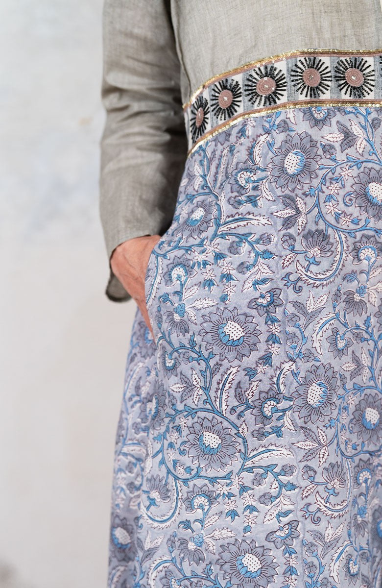 DECO BIJOUX BELT LONG LIGHT COAT