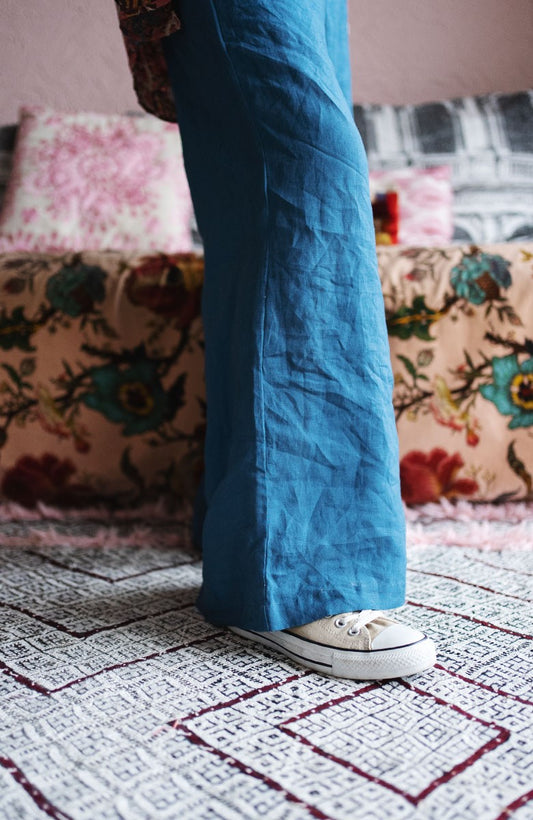 LINEN TRAVEL PANT CALL TO BEAUTY ED