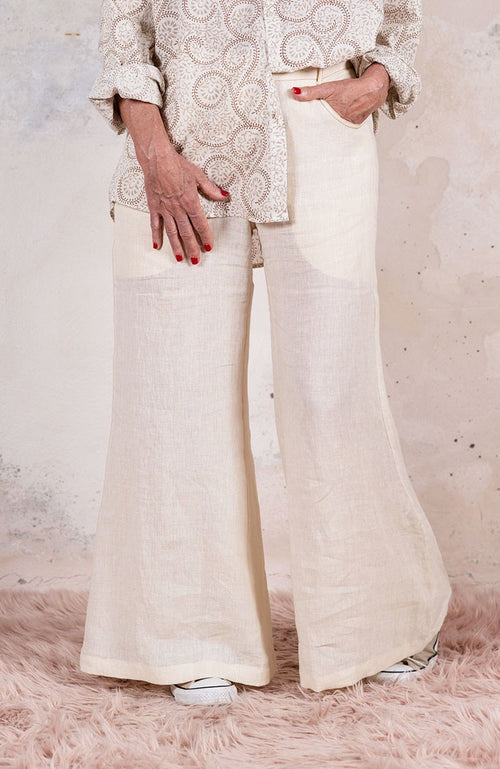 LINEN TRAVEL PANT CALL TO BEAUTY ED