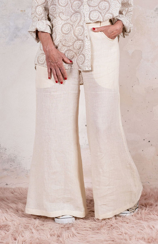 LINEN TRAVEL PANT CALL TO BEAUTY ED