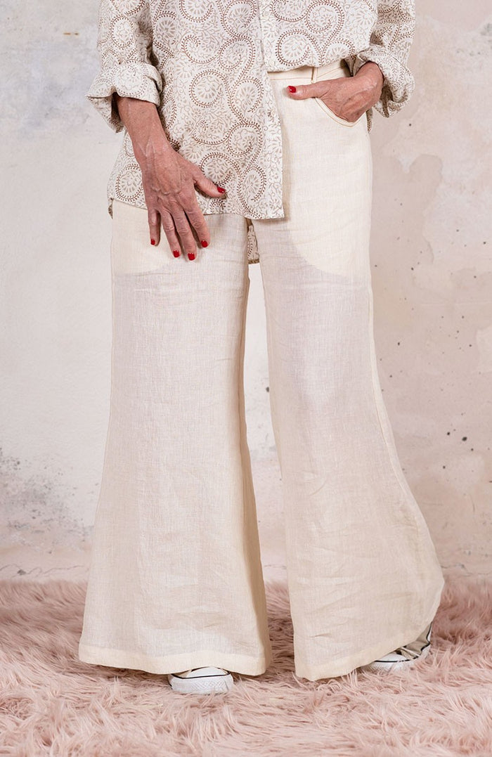 LINEN TRAVEL PANT CALL TO BEAUTY ED
