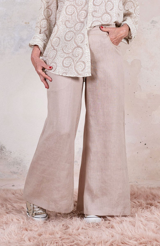 LINEN TRAVEL PANT CALL TO BEAUTY ED