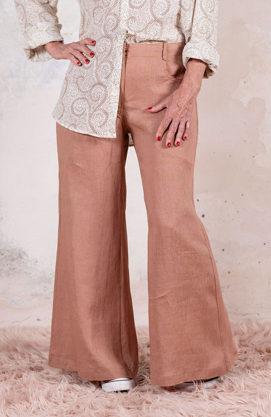 LINEN TRAVEL PANT CALL TO BEAUTY ED