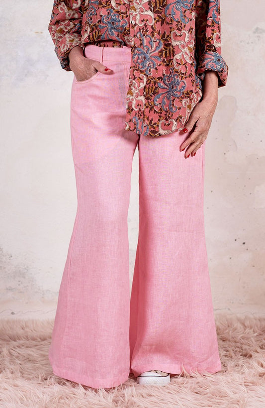 LINEN TRAVEL PANT CALL TO BEAUTY ED