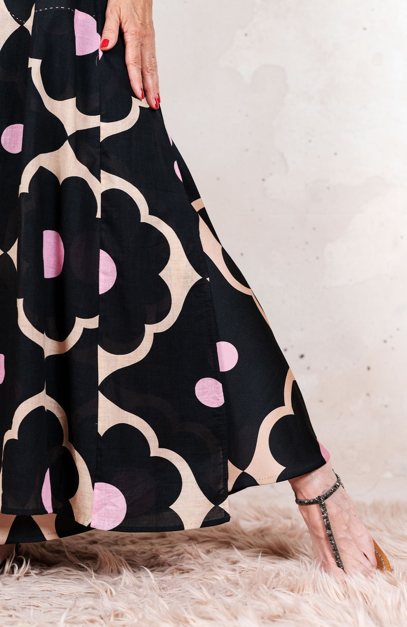 PRINTED LONG LIGHT COAT