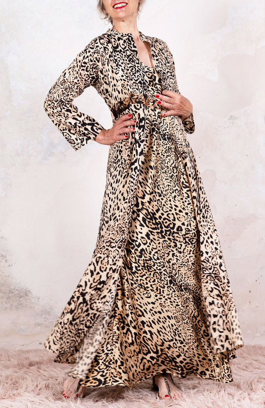 PRINTED LONG LIGHT COAT