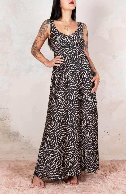 ANIMALIER LONG PERFECTO DRESS