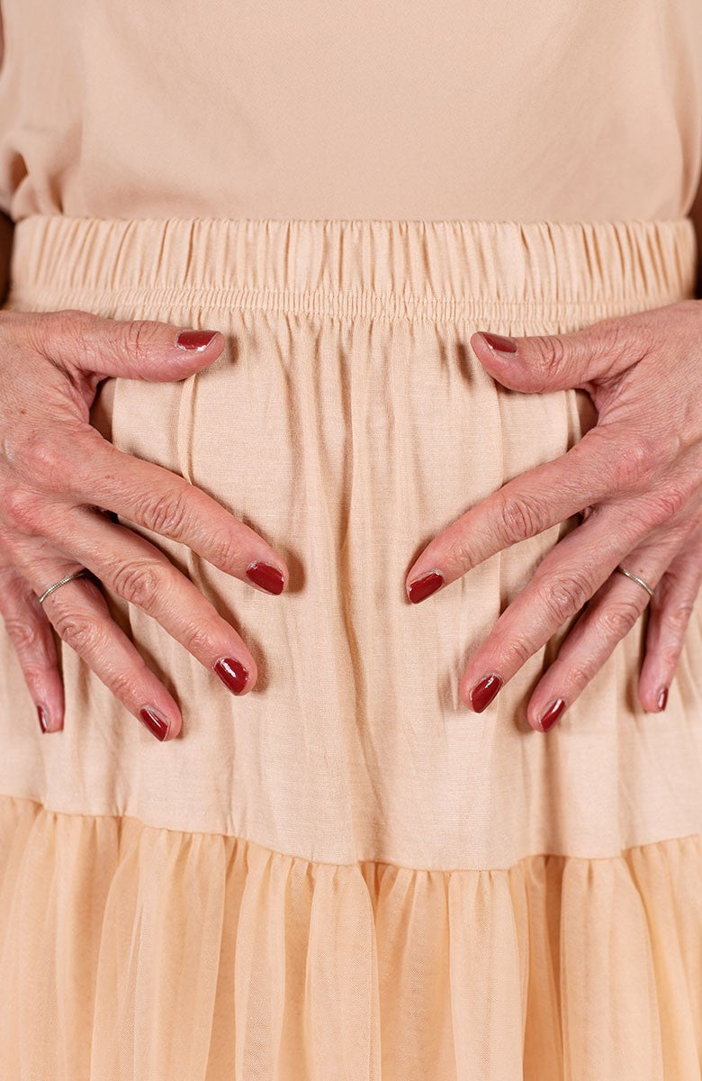 LONG DIVINA SOTTOGONNA DI TULLE