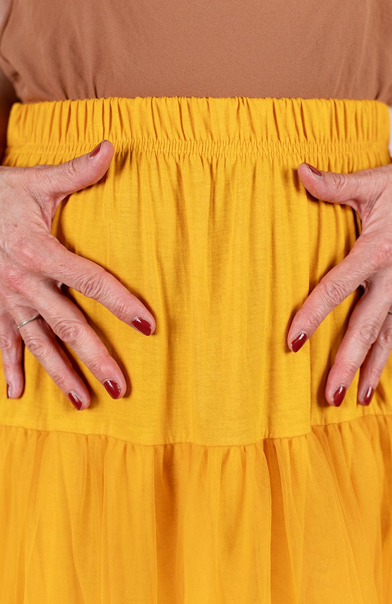 LONG DIVINA SOTTOGONNA DI TULLE