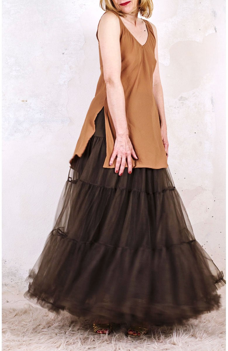 LONG DIVINA SOTTOGONNA DI TULLE