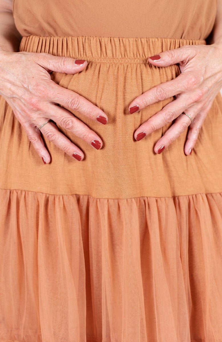 LONG DIVINA SOTTOGONNA DI TULLE